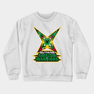 Guyana Amazon Warrior DISTRESSED LOOK Crewneck Sweatshirt